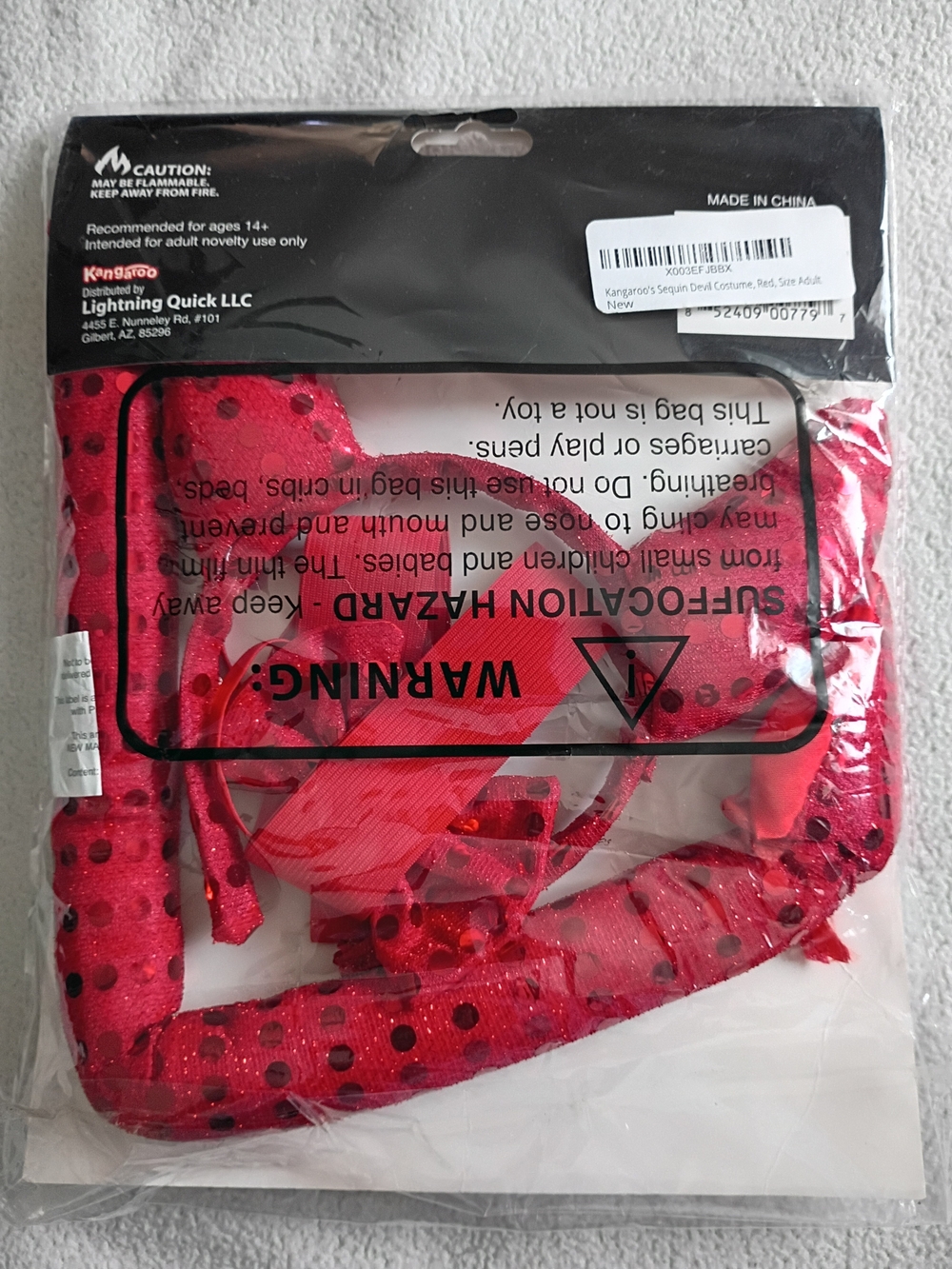 Sequin Devil Accessory Kit - Red - Picture 2 of 2